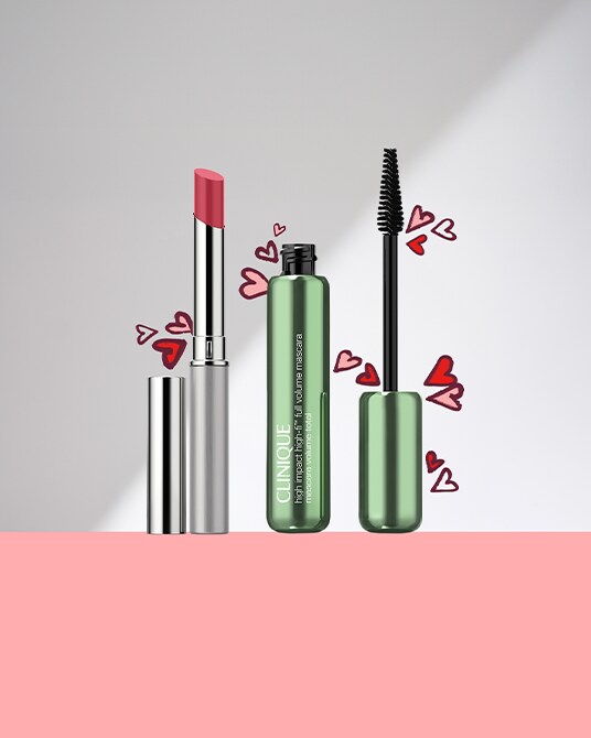שפתון Pink Honey ומסקרה Hi-Fi