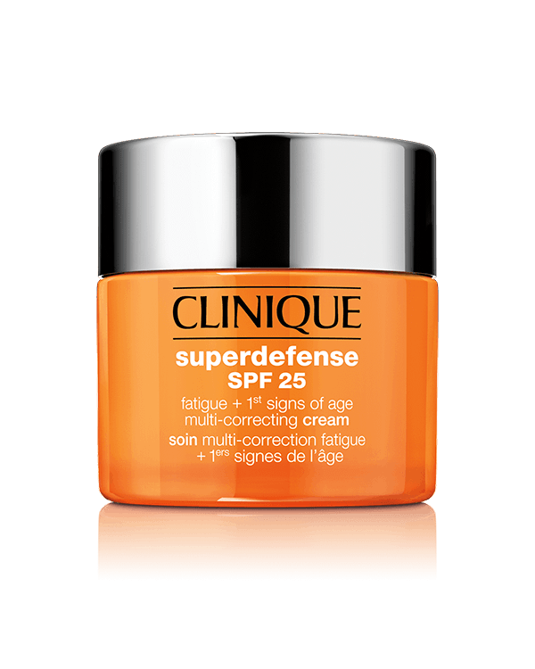 Superdefense SPF25 Fatigue <BR> קרם לחות לפנים הנלחם בסימני הגיל הראשונים, <P align=right>קרם לחות במרקם משיי בעל מקדם הגנה SPF 25 הנלחם בסימני עייפות. מעורר, מתקן ומגן על עורך מפני סימני גיל ראשונים</P>